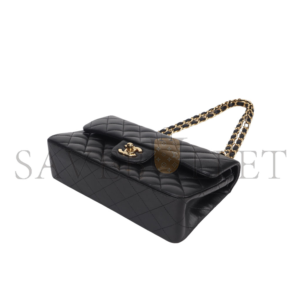 CHANEL MASTER CLASSIC FLAP SMALL BLACK A01113  (23*14.5*6cm)